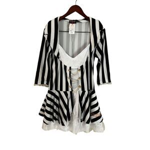 Rubie’s costumes deluxe Beetlejuice woman’s Large Halloween trick or treat